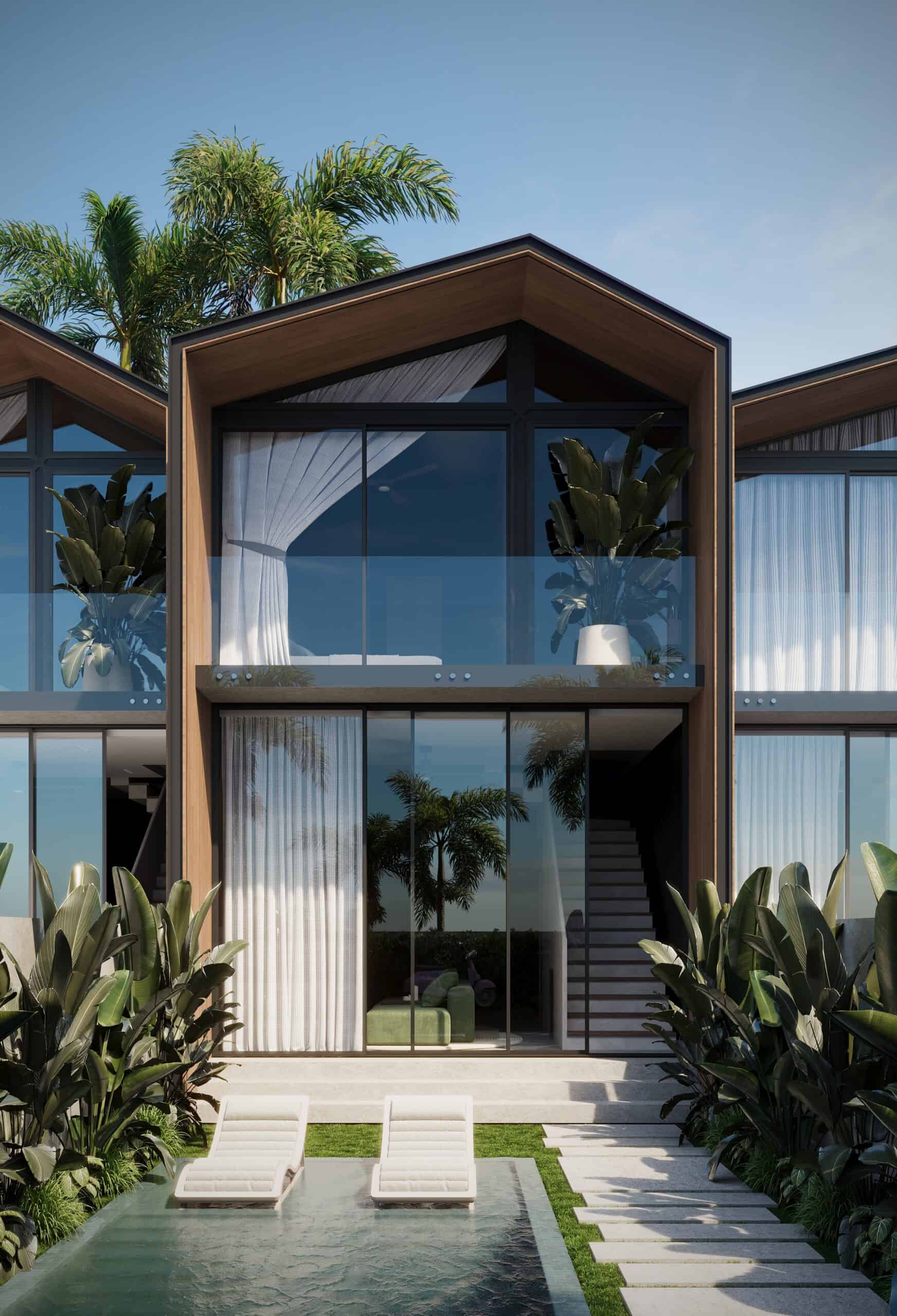 MODERN DESIGN 2 BEDROOM VILLA  FOR SALE LEASEHOLD IN ULUWATU BE-1058 
